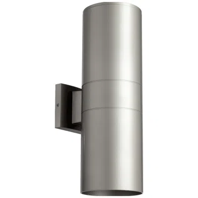 Quorum International Cylinder 2lt 6" Graphite Wall Lantern