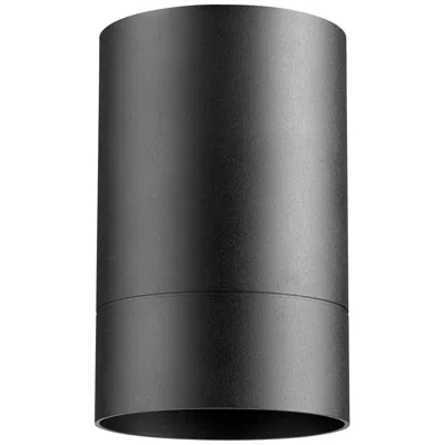 Quorum International Cylinder 4" Textured Black Ceiling Mount In Multi