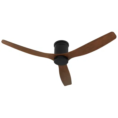 Quorum International Dayton 3bld Matte Black Hugger Fan