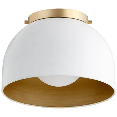 Quorum International Dome 11" Studio White Ceiling Mount