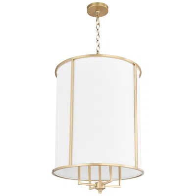 Quorum International Eldorado 18" Aged Brass Entry Pendant
