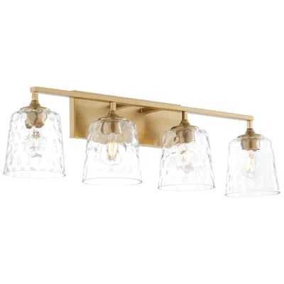 Quorum International Eldorado 2lt Aged Brass Vanity Light
