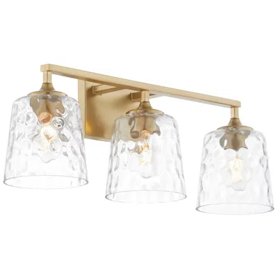 Quorum International Eldorado 2lt Aged Brass Vanity Light In Gold