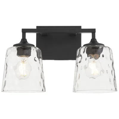 Quorum International Eldorado 2lt Matte Black Vanity Light