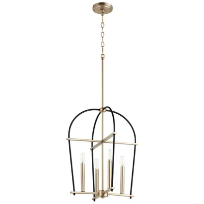 Quorum International Espy 4lt Black W Agb Entry Light - Medium