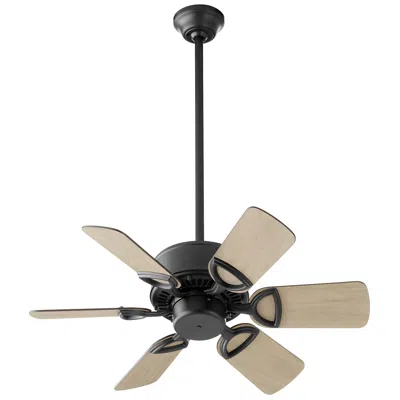 Quorum International Estate 30" Matte Black Ceiling Fan