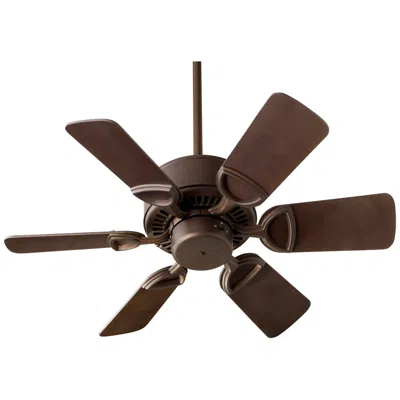 Quorum International Estate 30" Oiled Bronze Ceiling Fan In Brown