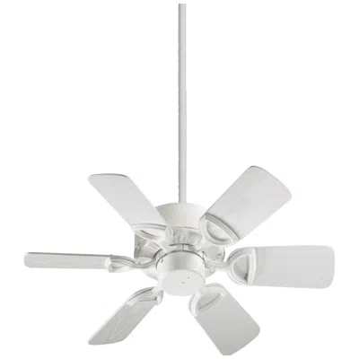 Quorum International Estate 30" White 6 Blade Patio Fan