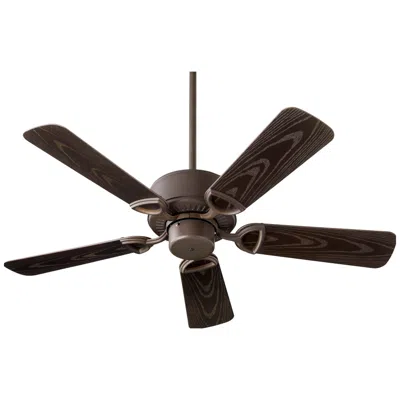 Quorum International Estate 42" Oiled Bronze 5 Blade Patio Fan