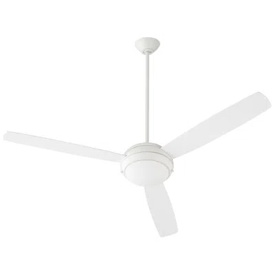 Quorum International Expo 60" 3 Blade Studio White Led Ceiling Fan