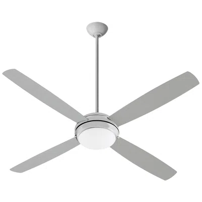 Quorum International Expo 60" 4 Blade Satin Nickel Led Ceiling Fan