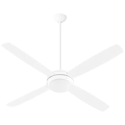 Quorum International Expo 60" 4 Blade Studio White Led Ceiling Fan