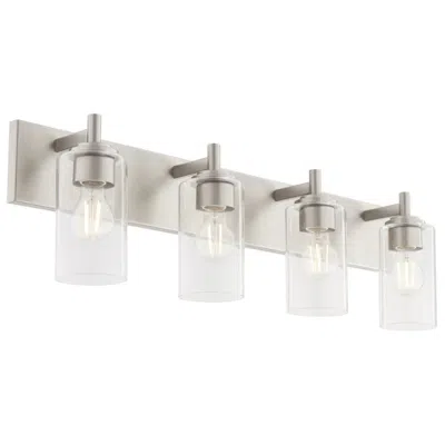 Quorum International Fallstaff 4lt Satin Nickel Vanity Light