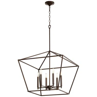 Quorum International Gabriel 6lt Oiled Bronze Nook