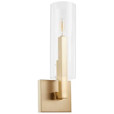Quorum International Harbin 1lt Agb Wall Mount In Gold