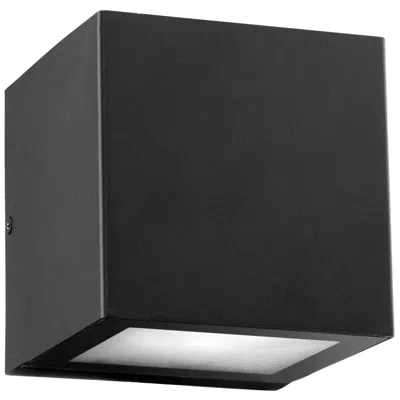 Quorum International Ion 2lt Black Led Outdoor Wall Light
