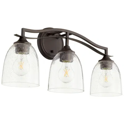 Quorum International Jardin 3lt Oiled Bronze Vanity Light