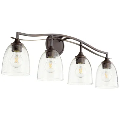 Quorum International Jardin 4lt Oiled Bronze Vanity Light
