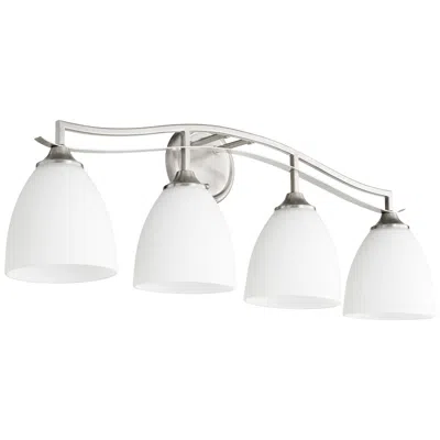 Quorum International Jardin 4lt Satin Nickel Vanity Light