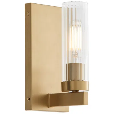 Quorum International Kilbey 1lt Aged Brass Vanity Light