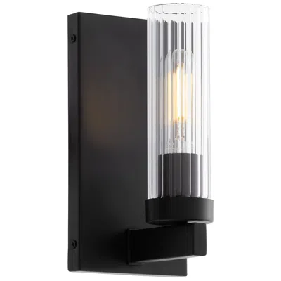 Quorum International Kilbey 1lt Matte Black Vanity Light