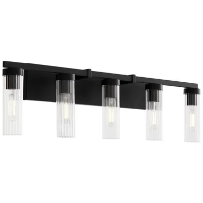 Quorum International Kilbey 5lt Matte Black Vanity Light