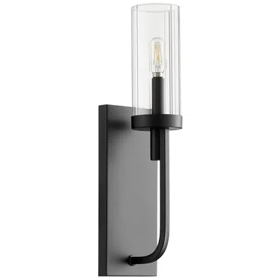 Quorum International Ladin 1lt Black W Agb Wall Mount