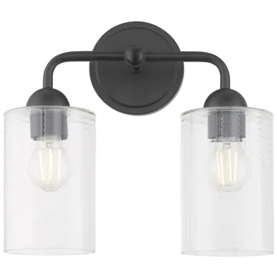 Quorum International Led 2lt 9w Matte Black Vanity Light