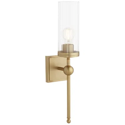 Quorum International Lee Blvd 1lt Agb Wall Mount In Gold