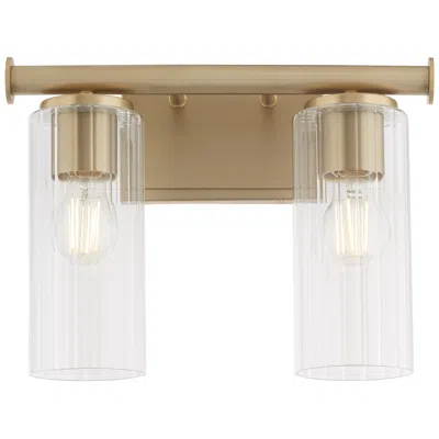 Quorum International Mercier 2 Light Aged Brass Vanity Light