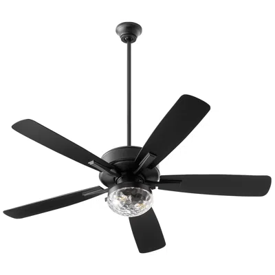 Quorum International Ovation 52" Matte Black Wet Uni-pk Fan