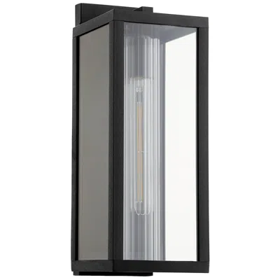 Quorum International Parks Textured Black Med Lantern