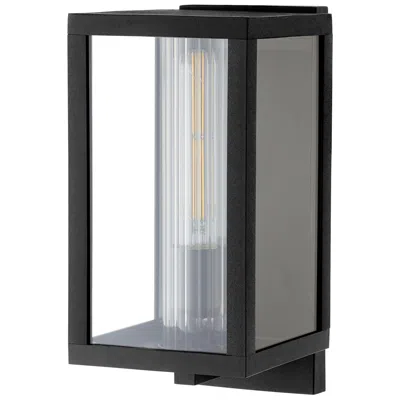 Quorum International Parks Textured Black Sm Lantern