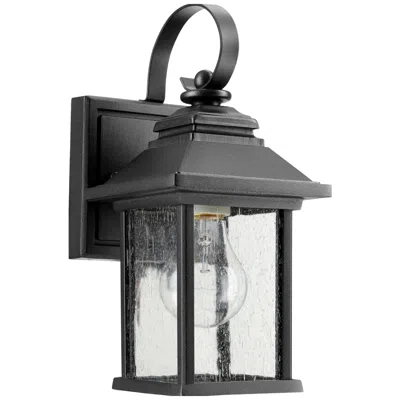 Quorum International Pearson 5" Textured Black Wall Lantern