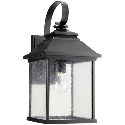 Quorum International Pearson 9" Textured Black Wall Lantern