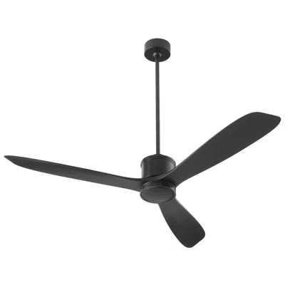Quorum International Portland 58" Matte Black Wet Fan