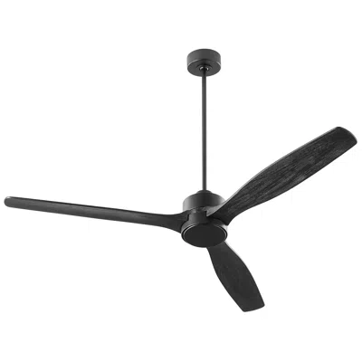 Quorum International Reni 65" 3 Blade Matte Black Ceiling Fan