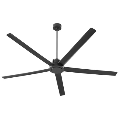 Quorum International Revel 80" Matte Black Fan