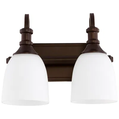 Quorum International Richmond 2lt Oiled Bronze Vanity Light