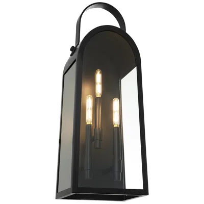 Quorum International Rossi 25" Matte Black Wall Lantern