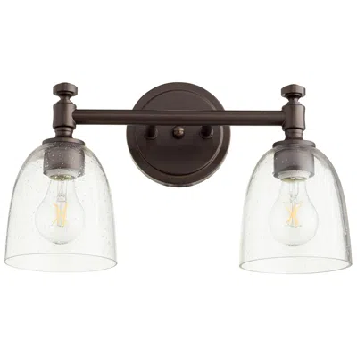 Quorum International Rossington 2lt Oiled Bronze Vanity Light