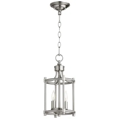 Quorum International Rossington 2lt Satin Nickel Entry Pendant
