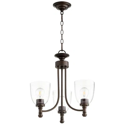 Quorum International Rossington 3lt Oiled Bronze Chandelier