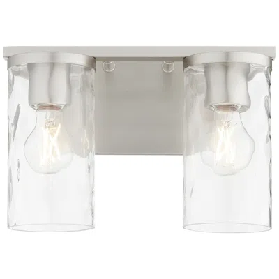 Quorum International Steinway 2lt Satin Nickel Vanity Light