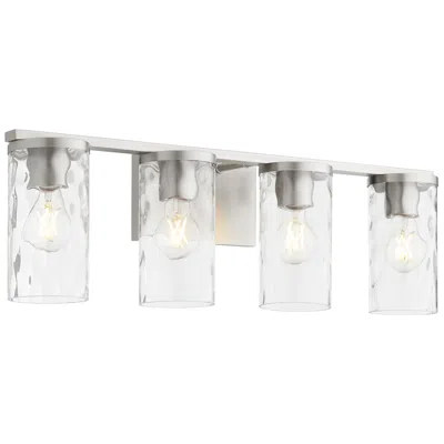 Quorum International Steinway 4lt Satin Nickel Vanity Light
