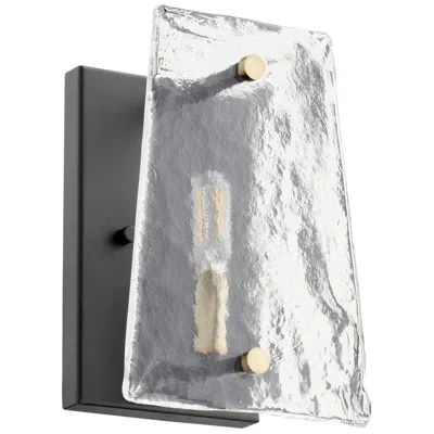 Quorum International Tioga 1lt Black W Agb Wall Mount