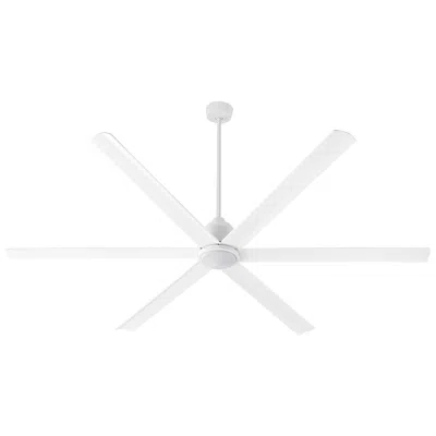 Quorum International Titus 80" 6 Blade Studio White Ceiling Fan