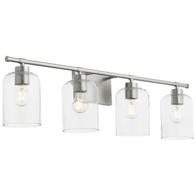 Quorum International Tribute 4lt Satin Nickel Vanity Light