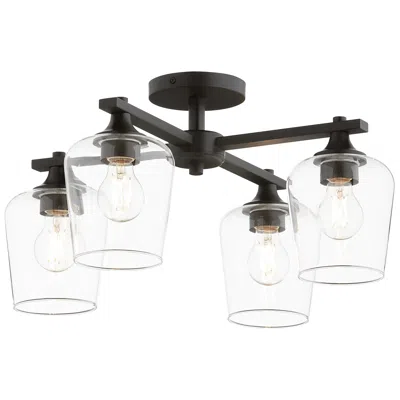Quorum International Veno 4lt Matte Black Ceiling Mount
