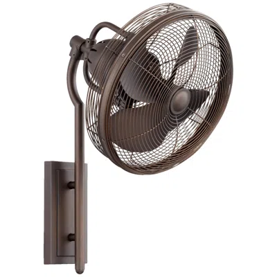 Quorum International Veranda 4bl Oiled Bronze Wall Fan